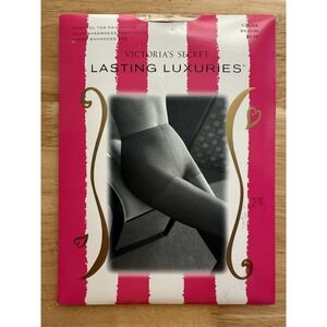 Victoria's Secret LASTING LUXURIES Control Top Sheer Enhanced Toe Cocoa‎ Medium